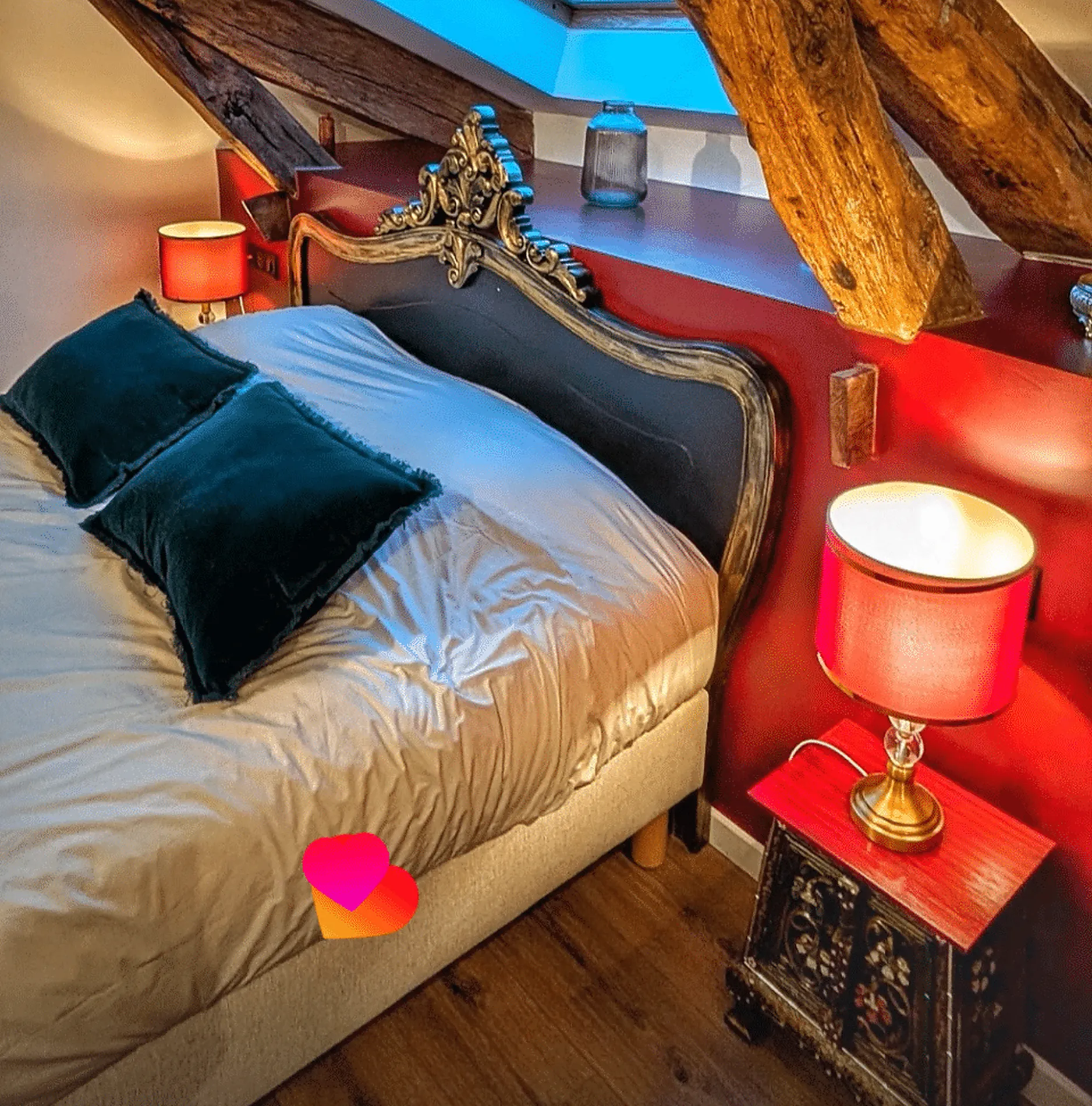 Détail de la chambre